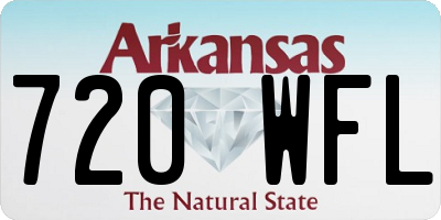 AR license plate 720WFL