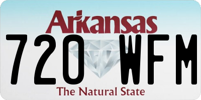 AR license plate 720WFM