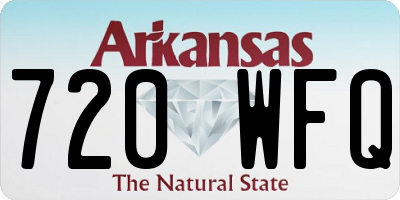 AR license plate 720WFQ
