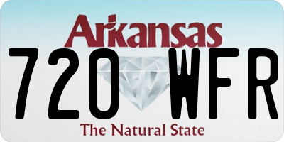 AR license plate 720WFR