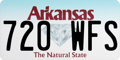 AR license plate 720WFS