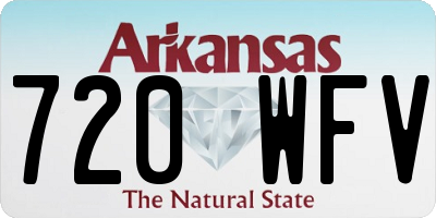 AR license plate 720WFV