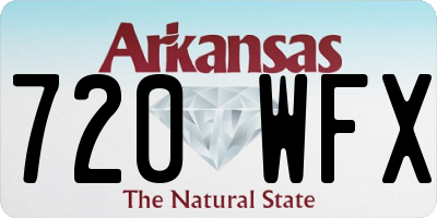 AR license plate 720WFX