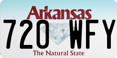 AR license plate 720WFY