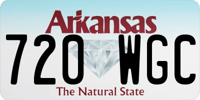 AR license plate 720WGC
