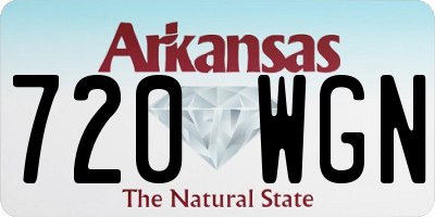 AR license plate 720WGN