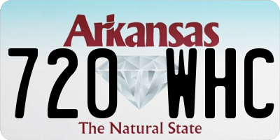 AR license plate 720WHC