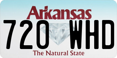 AR license plate 720WHD