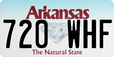 AR license plate 720WHF