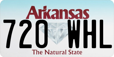 AR license plate 720WHL