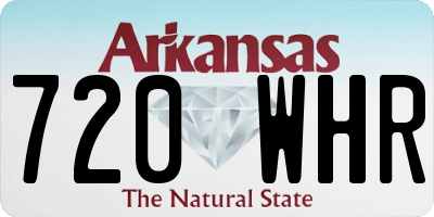 AR license plate 720WHR