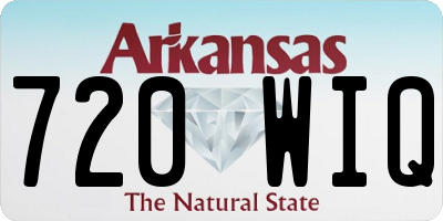 AR license plate 720WIQ