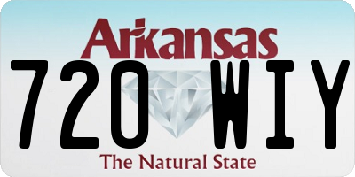 AR license plate 720WIY