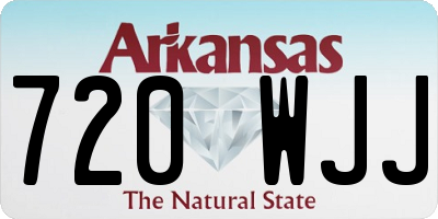 AR license plate 720WJJ
