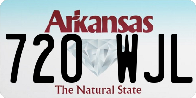 AR license plate 720WJL