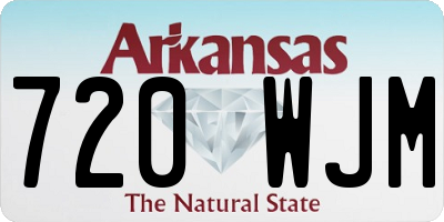 AR license plate 720WJM