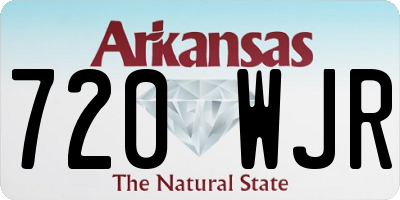 AR license plate 720WJR
