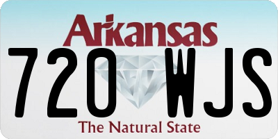 AR license plate 720WJS