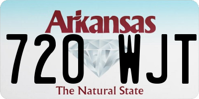 AR license plate 720WJT