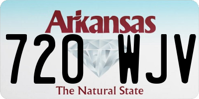 AR license plate 720WJV