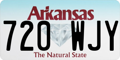AR license plate 720WJY