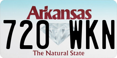 AR license plate 720WKN