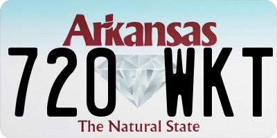 AR license plate 720WKT