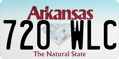 AR license plate 720WLC