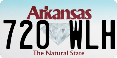 AR license plate 720WLH