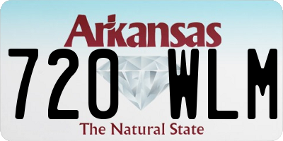 AR license plate 720WLM