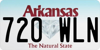 AR license plate 720WLN