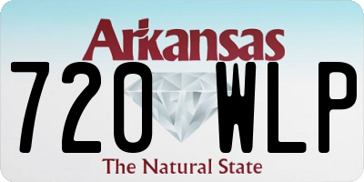 AR license plate 720WLP