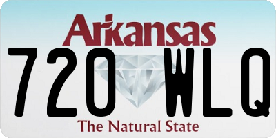 AR license plate 720WLQ