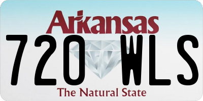 AR license plate 720WLS
