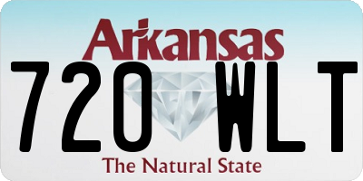 AR license plate 720WLT