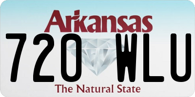 AR license plate 720WLU