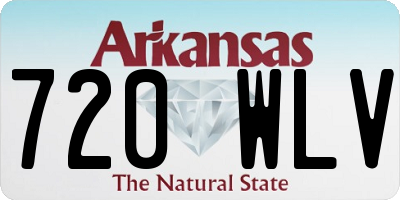 AR license plate 720WLV