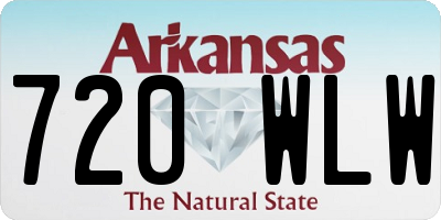 AR license plate 720WLW