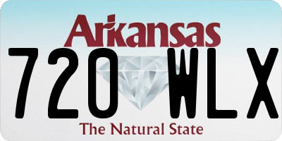 AR license plate 720WLX