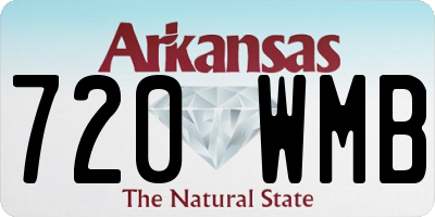 AR license plate 720WMB