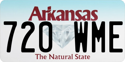 AR license plate 720WME