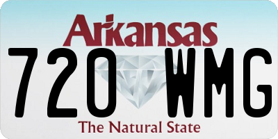 AR license plate 720WMG