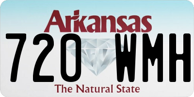 AR license plate 720WMH