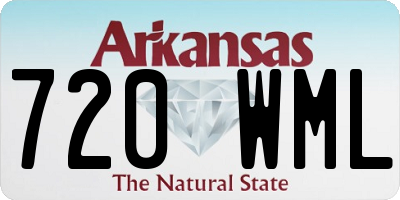 AR license plate 720WML
