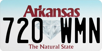 AR license plate 720WMN