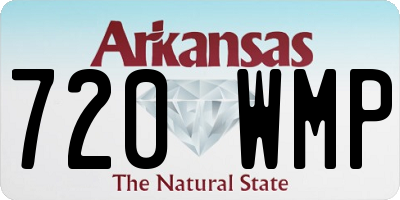 AR license plate 720WMP
