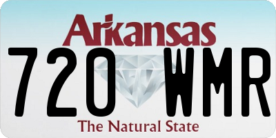 AR license plate 720WMR
