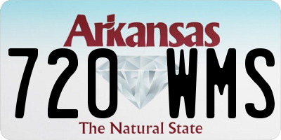 AR license plate 720WMS
