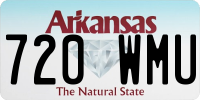 AR license plate 720WMU