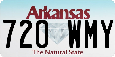 AR license plate 720WMY